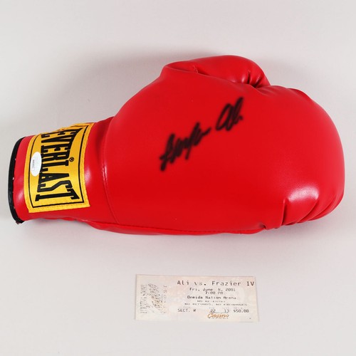 Laila ali signed boxing glove - laila,